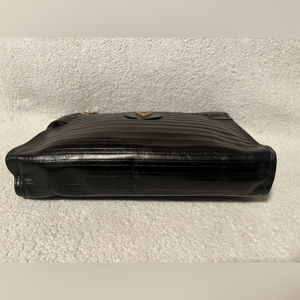 Mario Valentino Black Clutch/ Wristlet w/ Dust bag - Picture 15 of 16